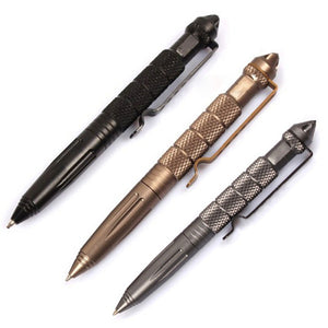 Tactical Pen Self - Defense Cooyoo Aviation Aluminum Anti-skid Portable Tool for Travel Camping Hiking