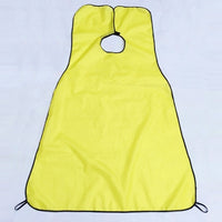 120x80cm Man Bathroom Apron Black Beard Apron Hair Shave Apron for Man Waterproof Floral Cloth Household Cleaning Protecter