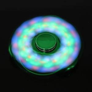 1-3 Mins Rotation Single Gyroscope HandSpinner Spiral UP With The Popular Version Of Decompression Finger luminous Gyroscope