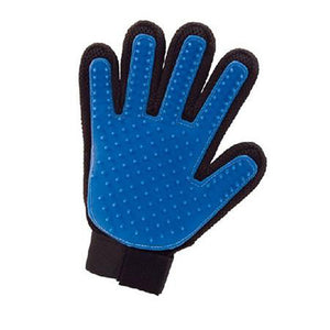 True Touch Deshedding Brush Glove Pet Dog Cat Gentle Efficient Massage Grooming or For Pet Washing  Gloves Goods for Pets